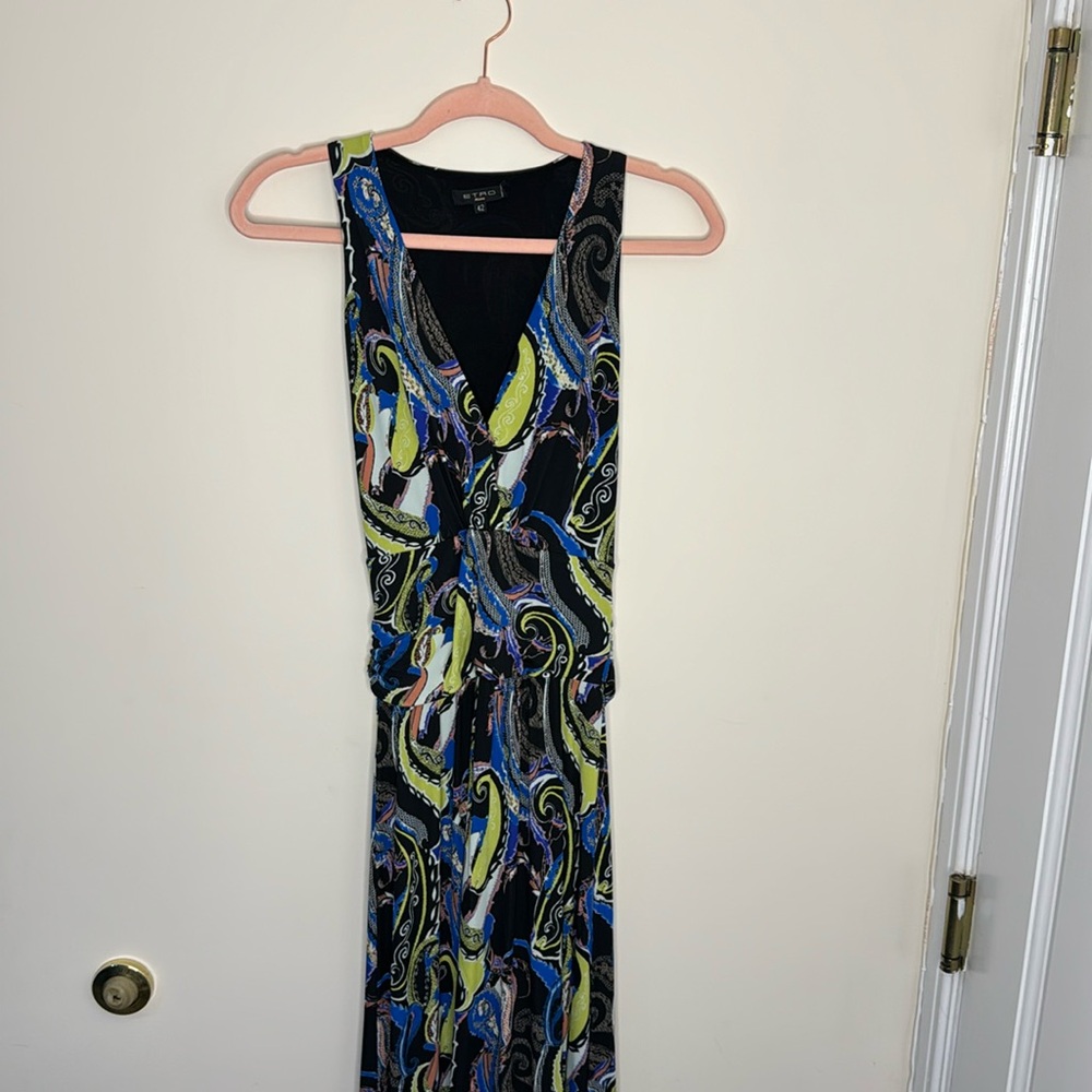 Long Multi Color Etro Milano Dress Size 42